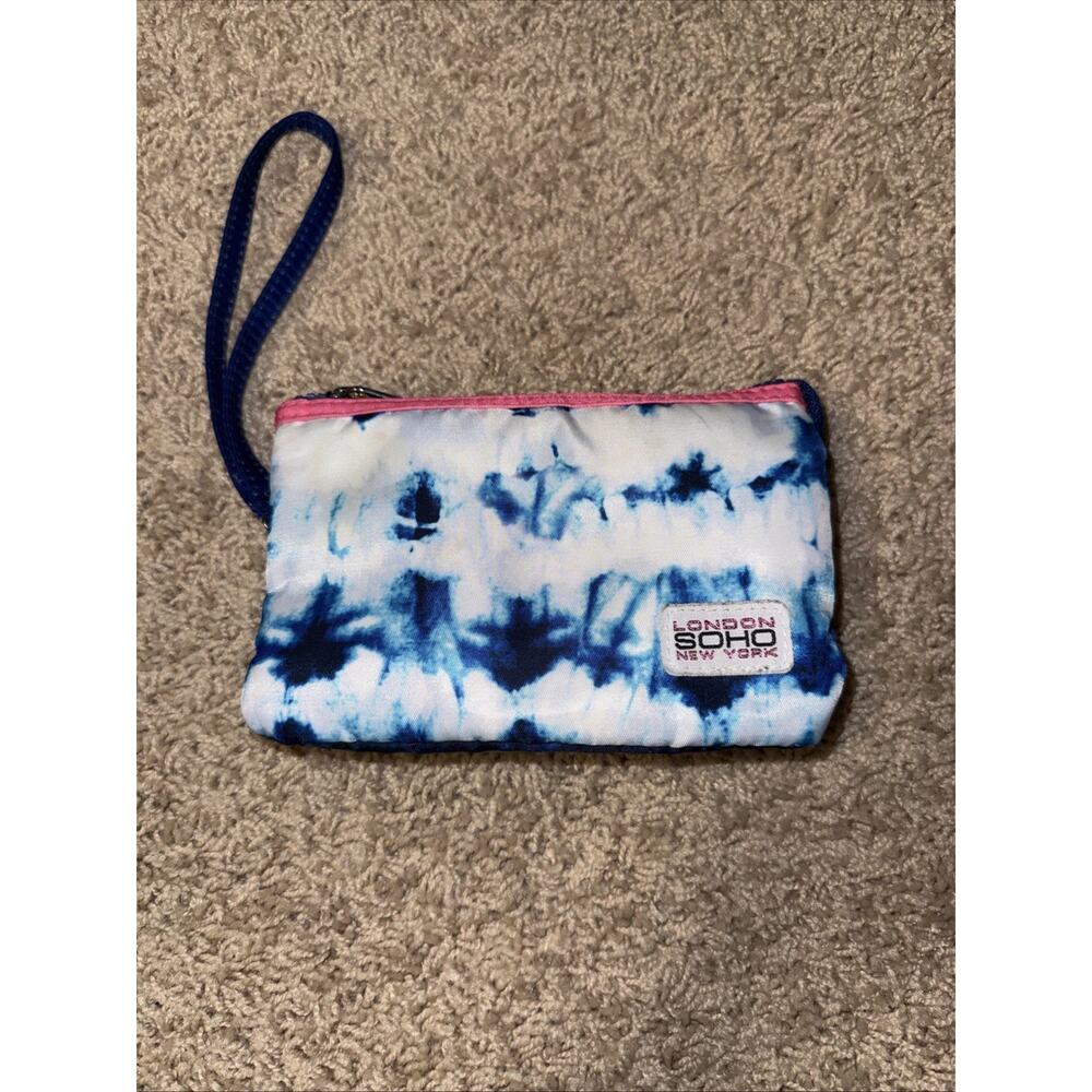 London SOHO New York Tie Dye Beauty Makeup Cosmetic Bag
